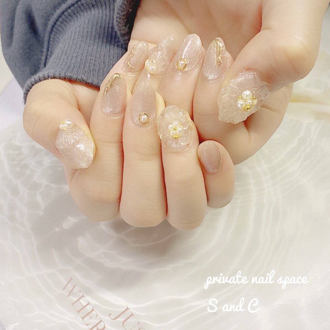 春 夏 旅行 リゾート ハンド Private Nail Space S And Cのネイルデザイン No ネイルブック