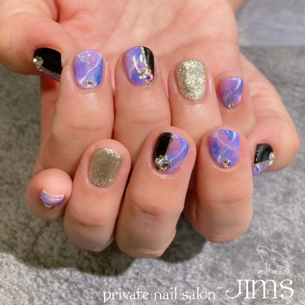オールシーズン パーティー デート 女子会 ハンド Nail Salon Jimsのネイルデザイン No ネイルブック