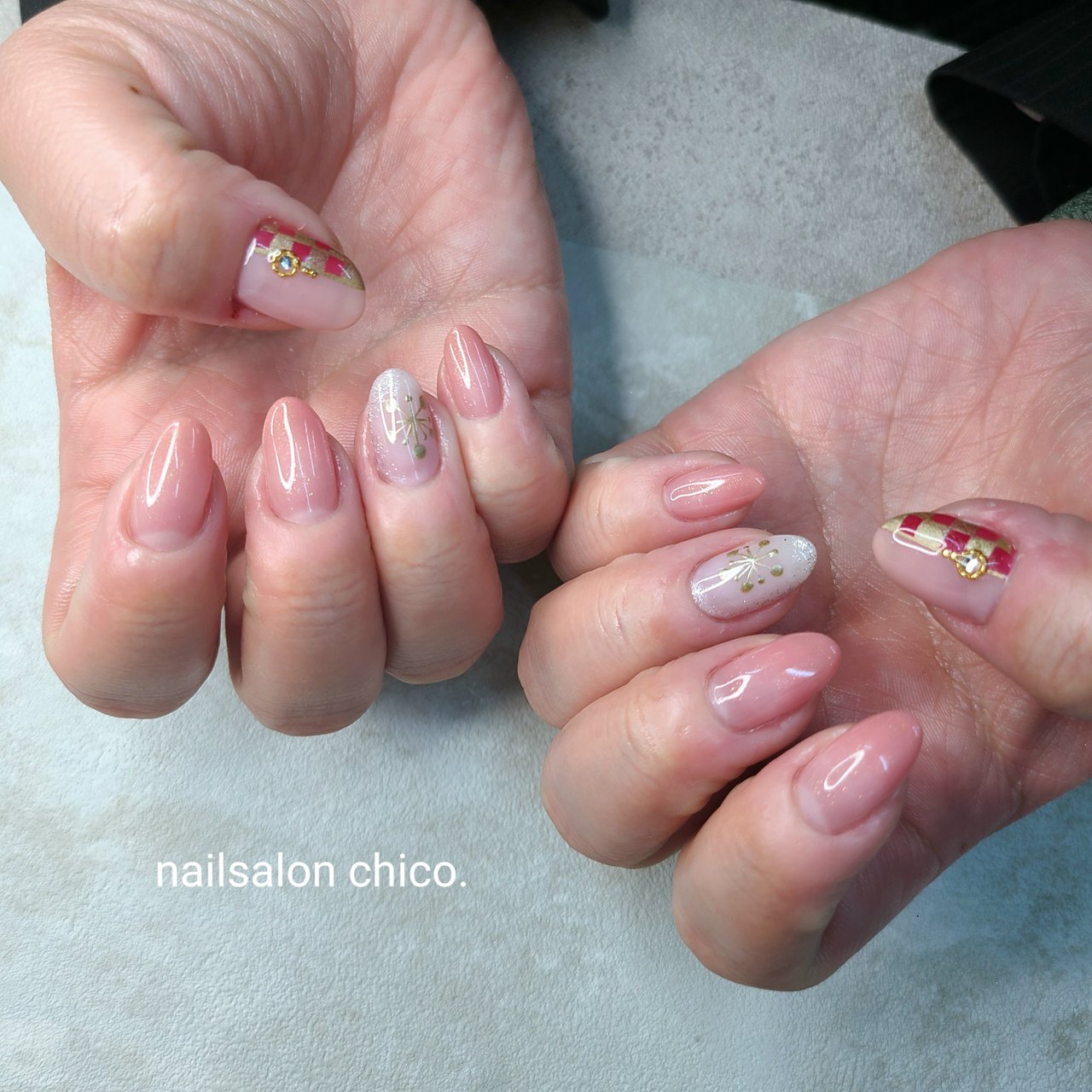 オールシーズン 旅行 デート 女子会 ハンド Nail Salon Chicoのネイルデザイン No ネイルブック