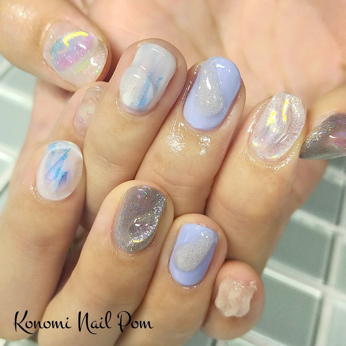 オールシーズン パーティー デート 女子会 ハンド Nail Salon Pomのネイルデザイン No ネイルブック