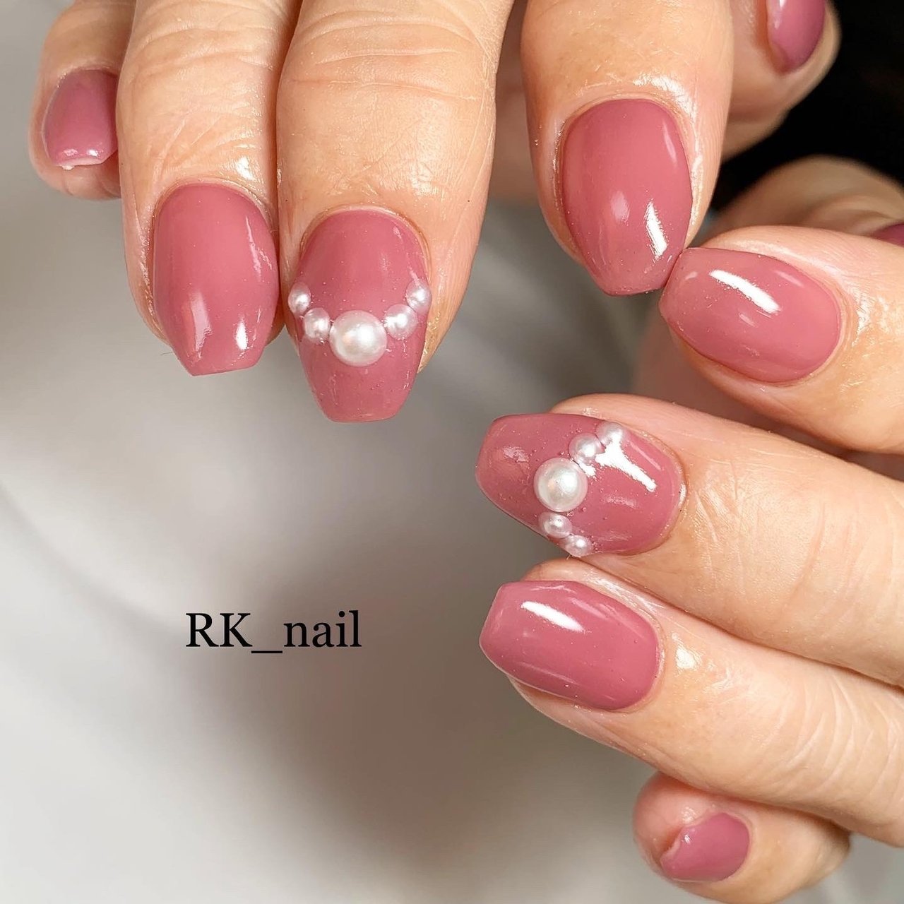 春 オールシーズン オフィス デート ハンド Rk Nail ｱｰﾙｹｲﾈｲﾙ のネイルデザイン No ネイルブック