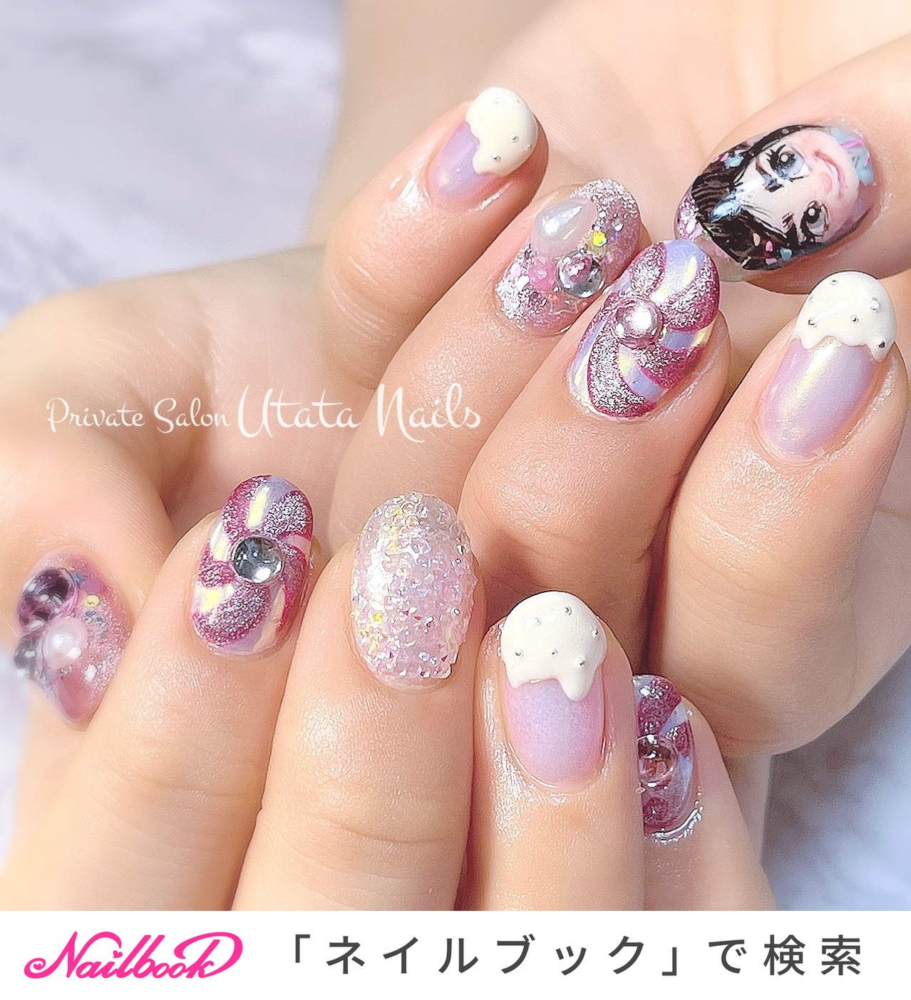 おすすめ順 シュガーラッシュのネイルデザイン ネイルブック