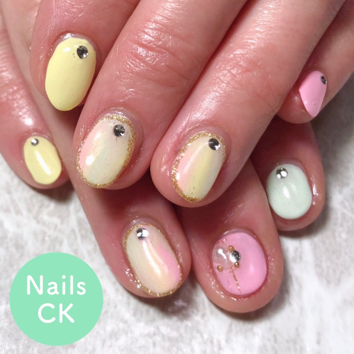 春 ライブ デート 女子会 ハンド Chiakiのネイルデザイン No ネイルブック