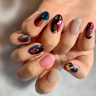 蜷川実花風ネイルのネイルデザイン｜ネイルブック