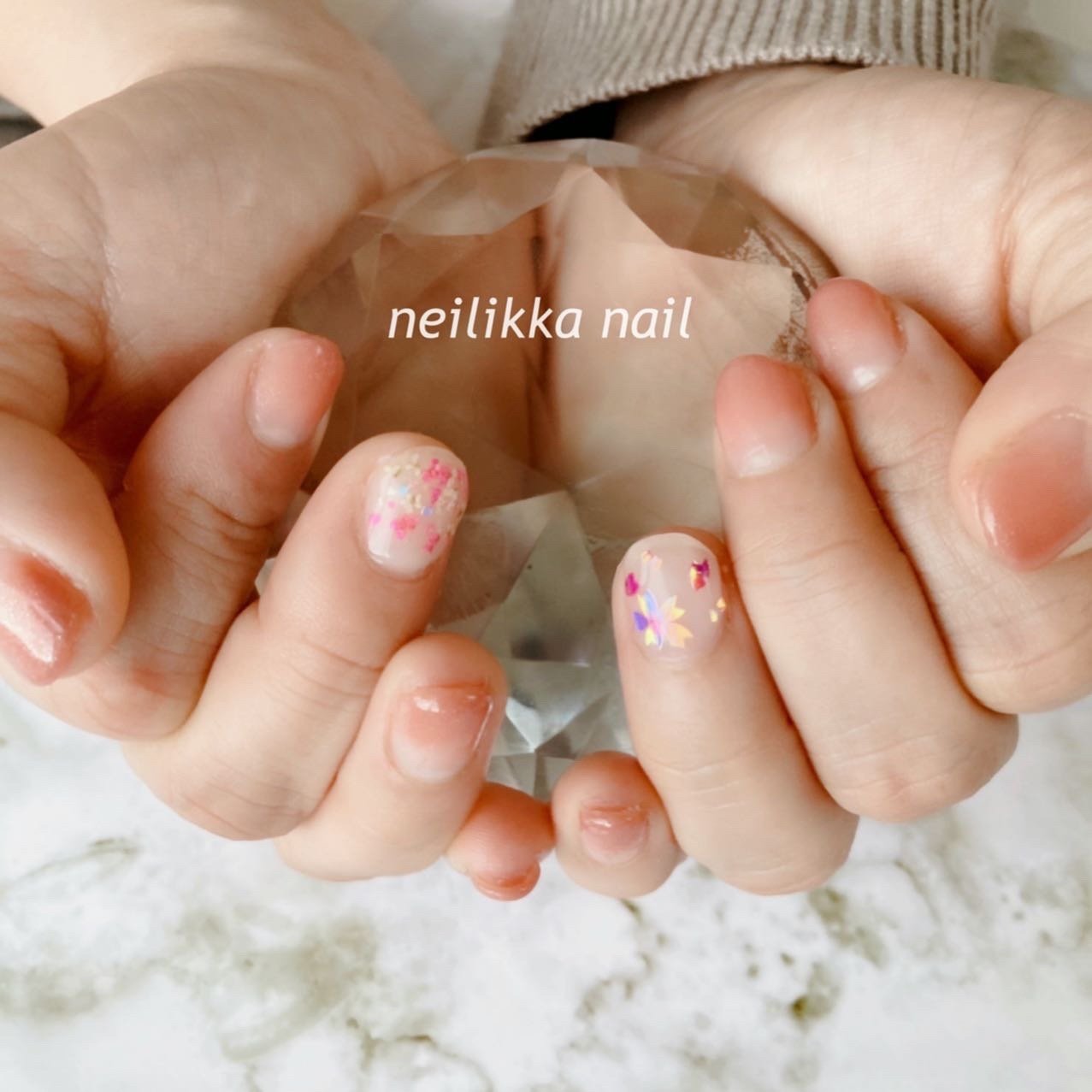 春 卒業式 入学式 女子会 ハンド Neilikka Nailのネイルデザイン No ネイルブック