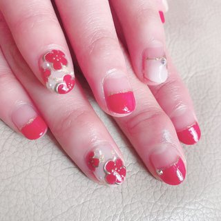 ショート 袴のネイルデザイン ネイルブック
