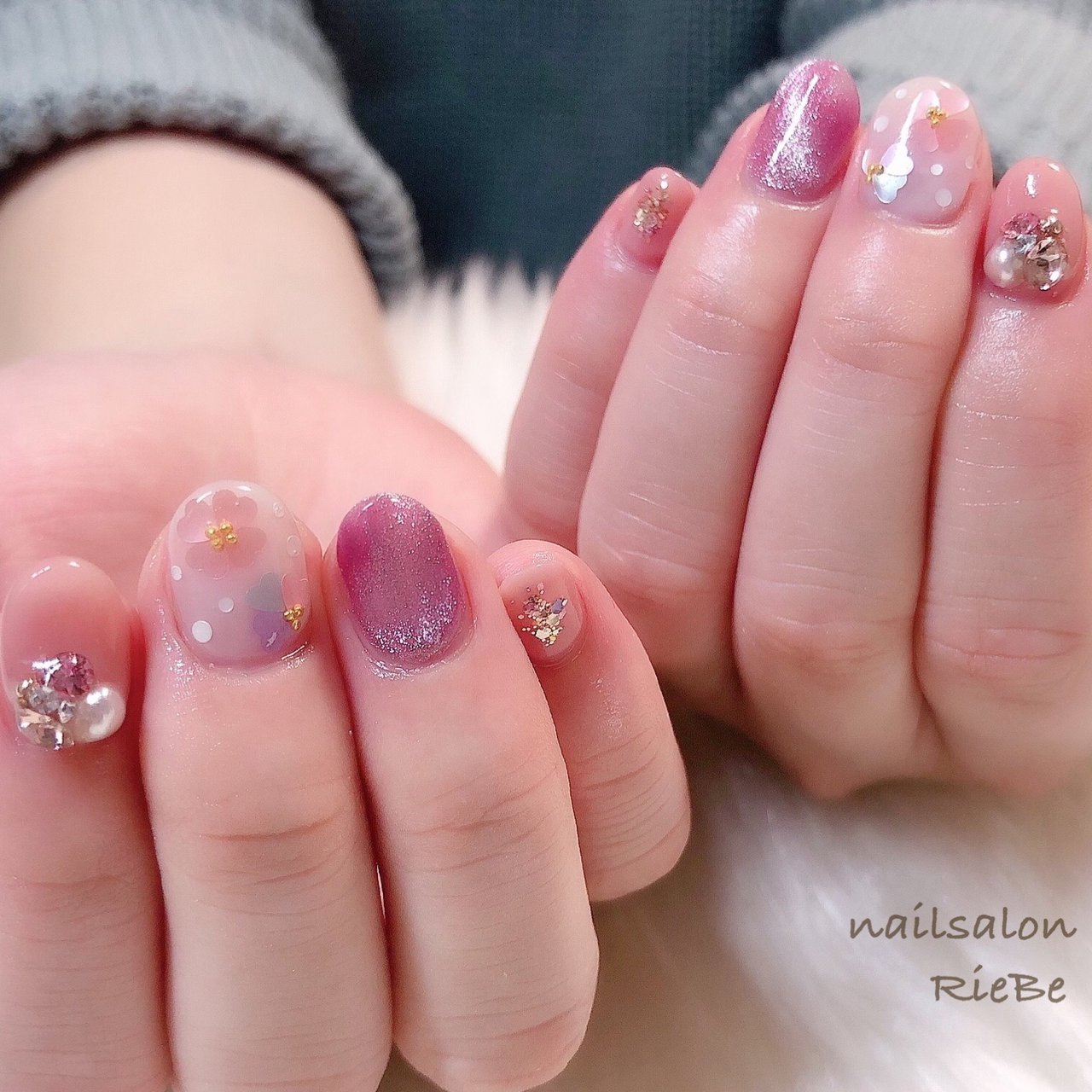夏 卒業式 入学式 オフィス ハンド Nail Salon Riebe リーヴェ のネイルデザイン No ネイルブック