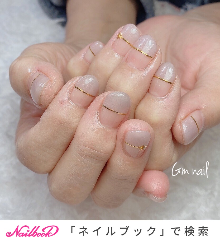 薄い色のネイルデザイン ネイルブック
