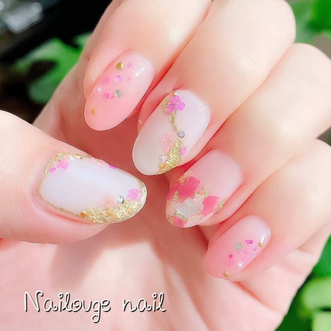 春 入学式 デート 女子会 ハンド Nailsalon Nailougeのネイルデザイン No ネイルブック