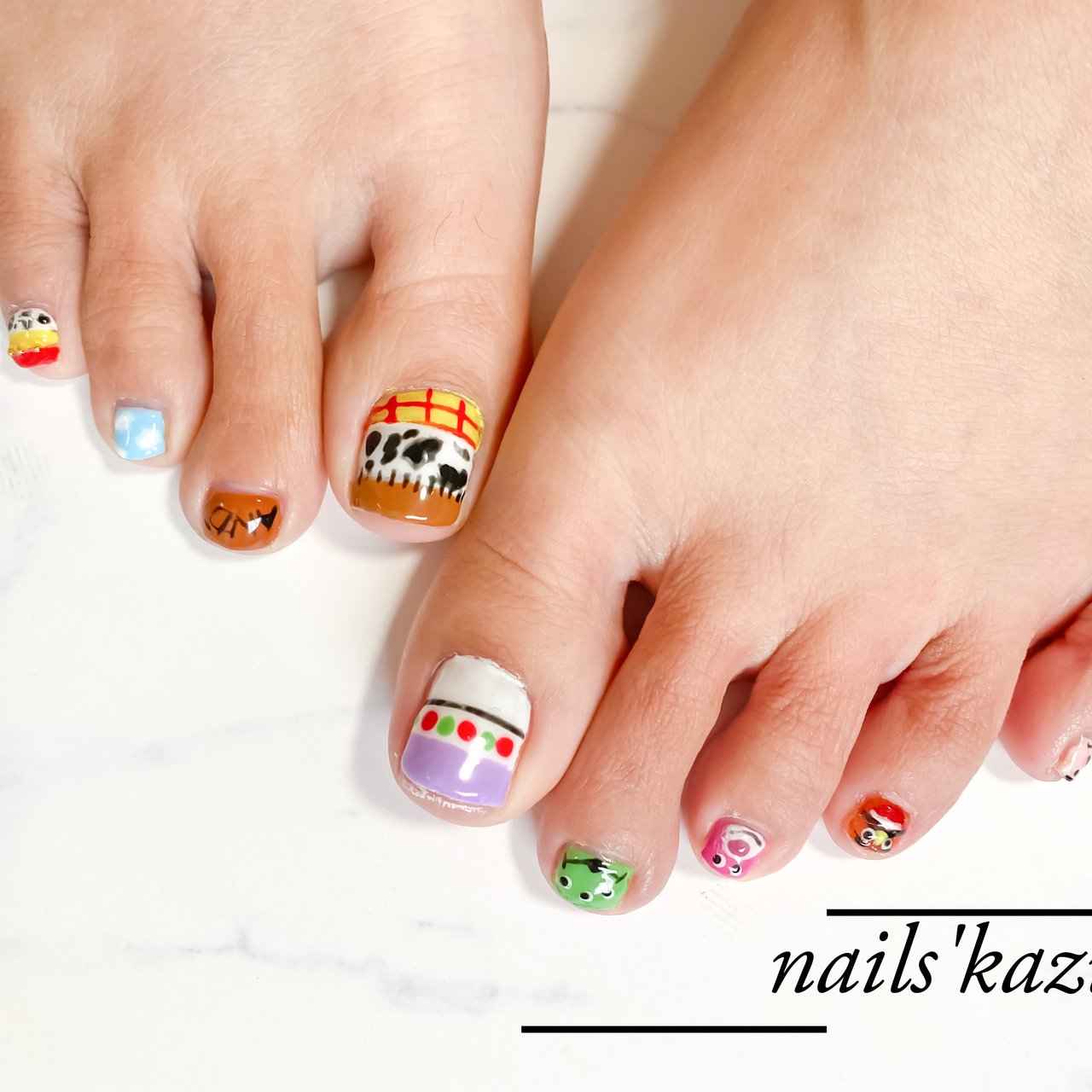 オールシーズン フット ペディキュア Nails Kazuのネイルデザイン No ネイルブック