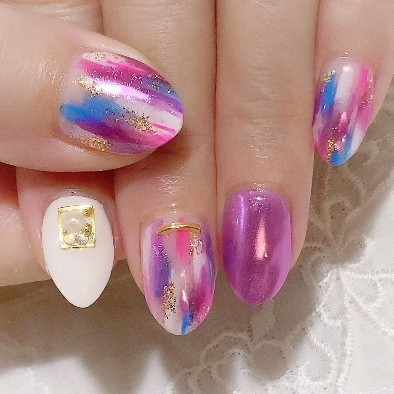 春 夏 リゾート ライブ ハンド Fantasia Nailartsalonのネイルデザイン No ネイルブック