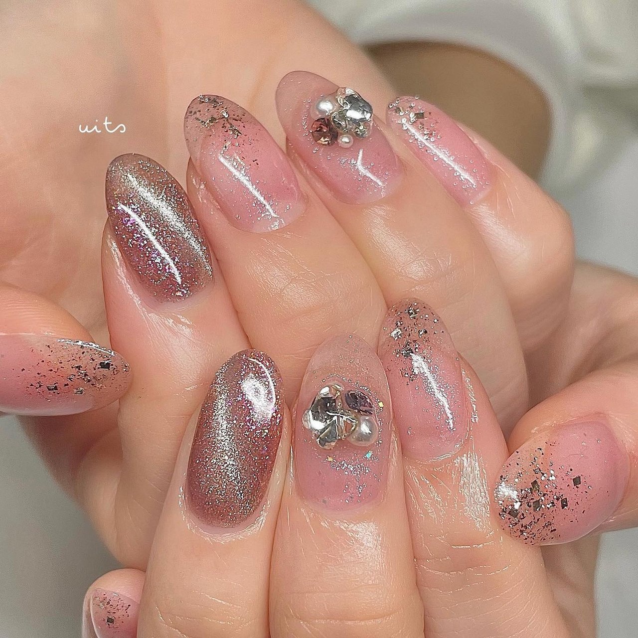 春 パーティー デート 女子会 ハンド Uits 自由が丘ネイルサロン ユーイッツのネイルデザイン No ネイルブック