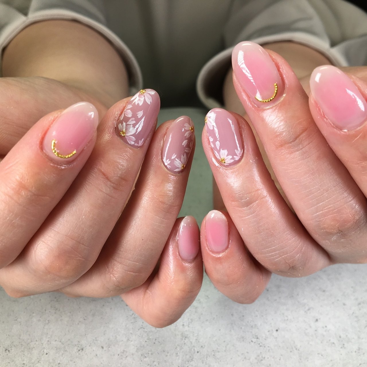 春 卒業式 入学式 オフィス ハンド Nailsalonunoのネイルデザイン No ネイルブック