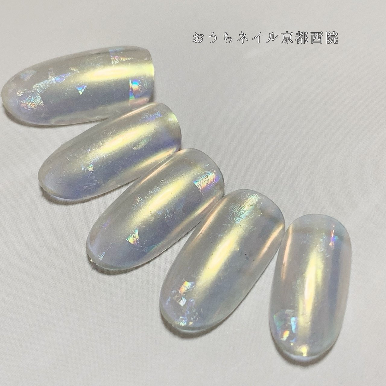 春 夏 オールシーズン ハンド ホログラム おうちネイル京都西院 森本かおりのネイルデザイン No ネイルブック