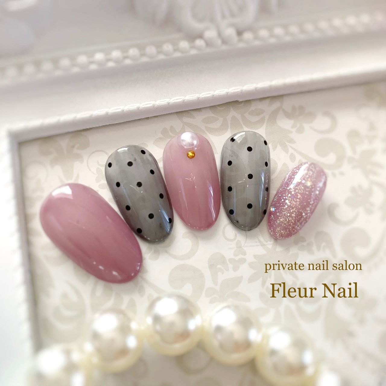オールシーズン デート 女子会 ハンド シンプル Fleur Nail フルールネイル のネイルデザイン No ネイルブック