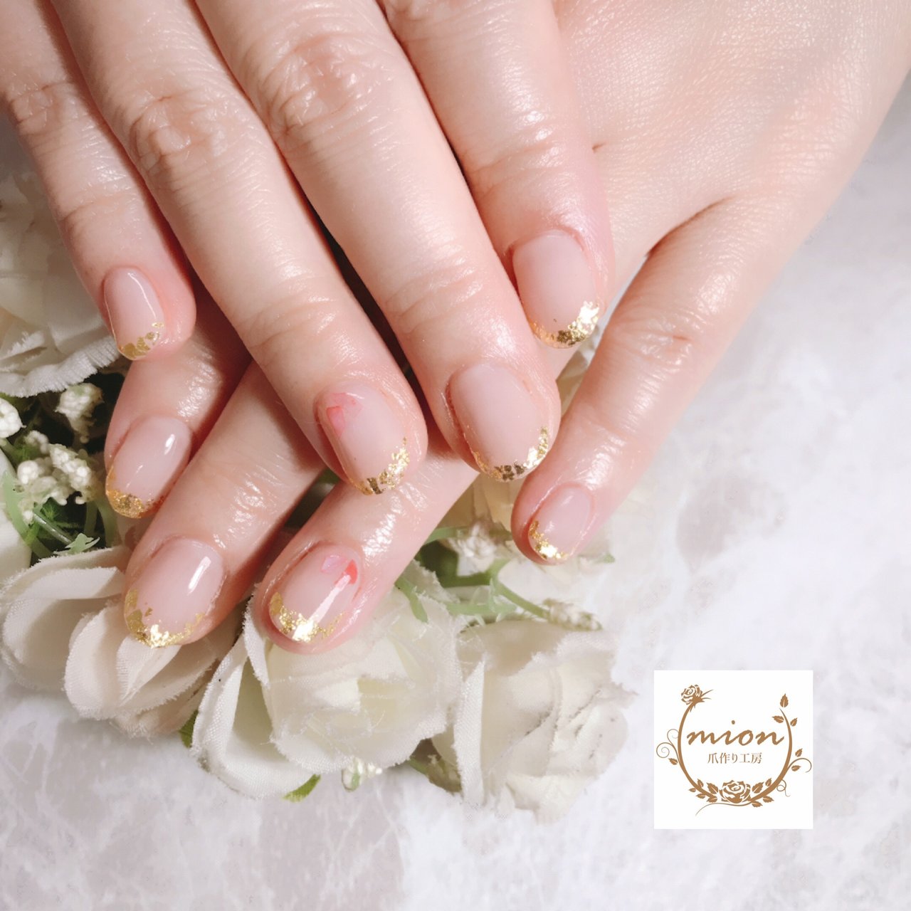 春 オールシーズン オフィス シンプル シェル ネイリストキミのネイルデザイン No ネイルブック