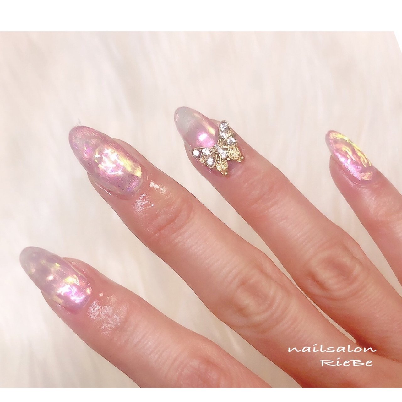 春 夏 卒業式 オフィス ハンド Nail Salon Riebe リーヴェ のネイルデザイン No ネイルブック