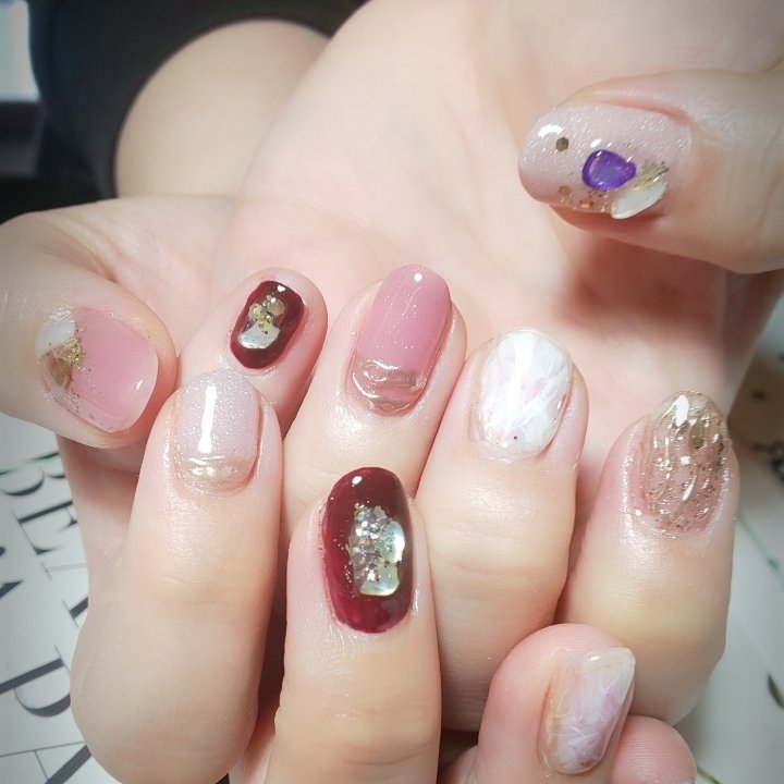 春 夏 オールシーズン ショート お客様 チャームのネイルデザイン No ネイルブック