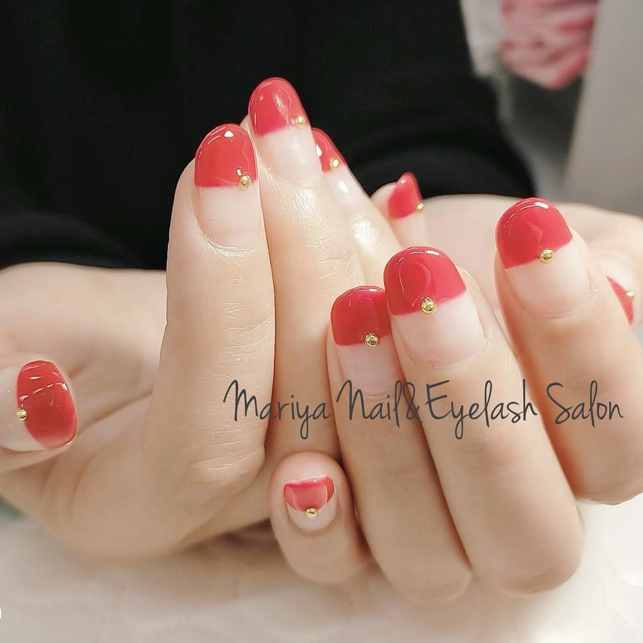 オールシーズン ハンド シンプル フレンチ ショート Mariya Nail Eyelash Salon And More のネイル デザイン No ネイルブック