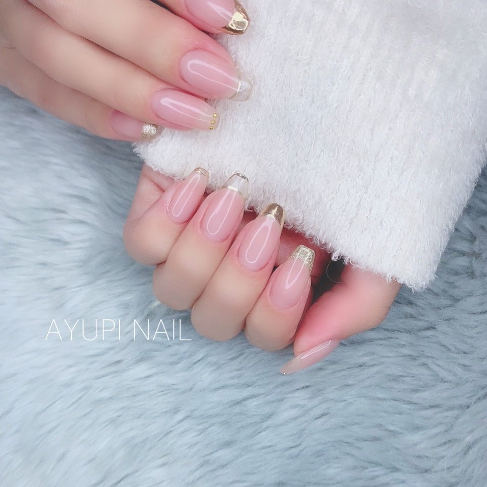 春 冬 オールシーズン ハンド シンプル Ayupinailのネイルデザイン No ネイルブック