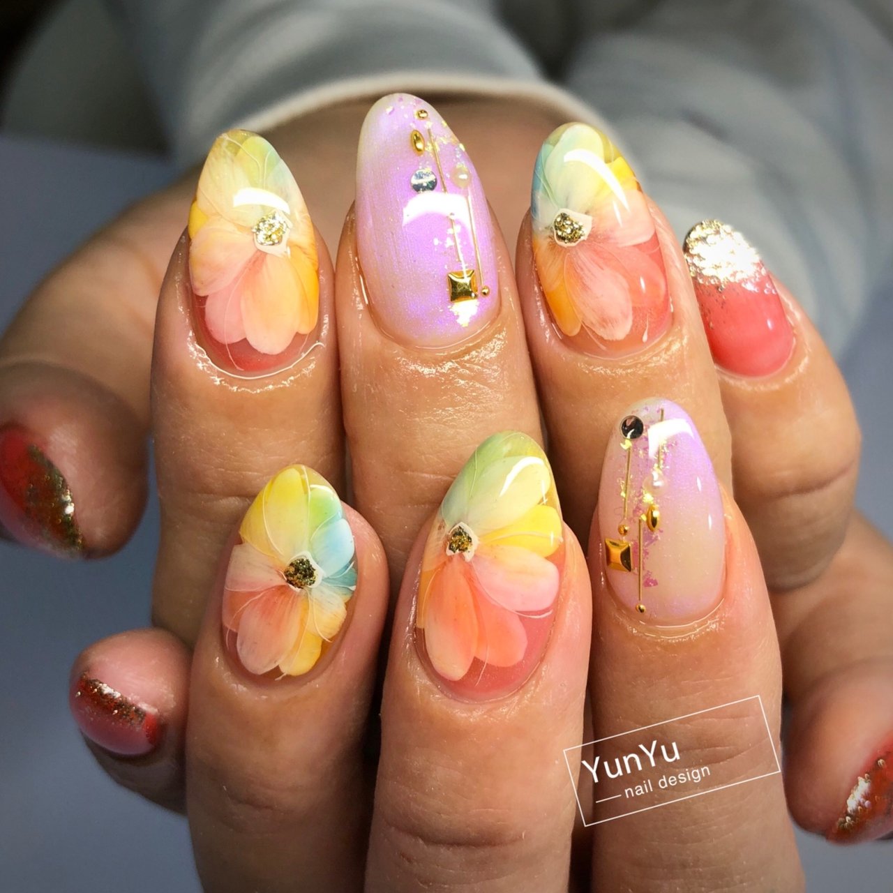 春 旅行 デート 女子会 ハンド Yunyuのネイルデザイン No ネイルブック