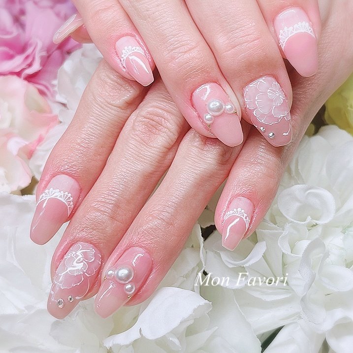 春 卒業式 入学式 女子会 ハンド Monfavori モンファボリ のネイルデザイン No ネイルブック
