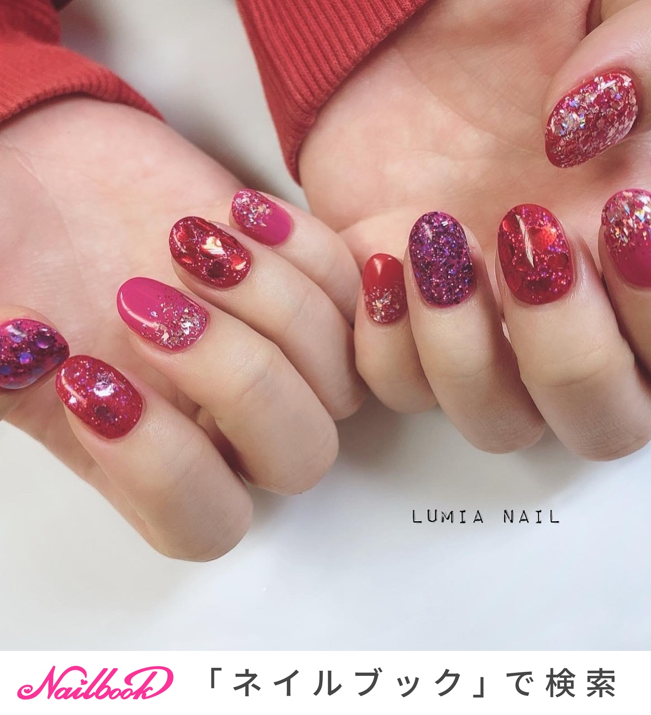 春/オールシーズン/ハンド/シンプル/ラメ - LUMIA NAILのネイル 