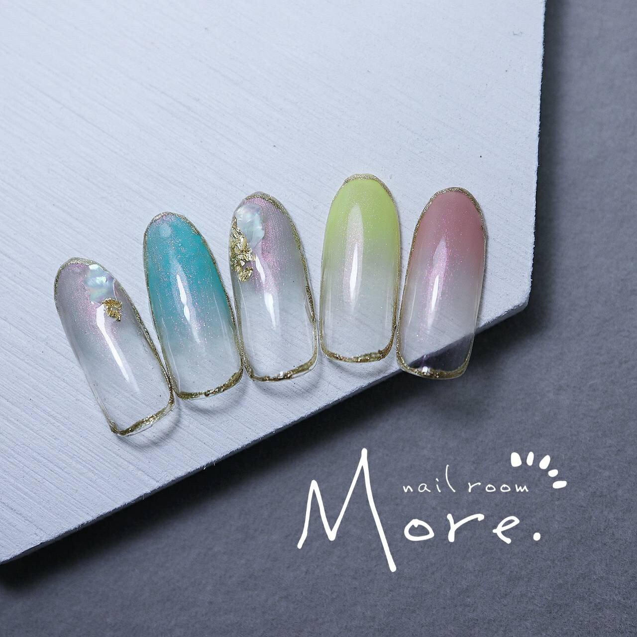 春 夏 ハンド ジェル ネイルチップ More Nailroomのネイルデザイン No ネイルブック