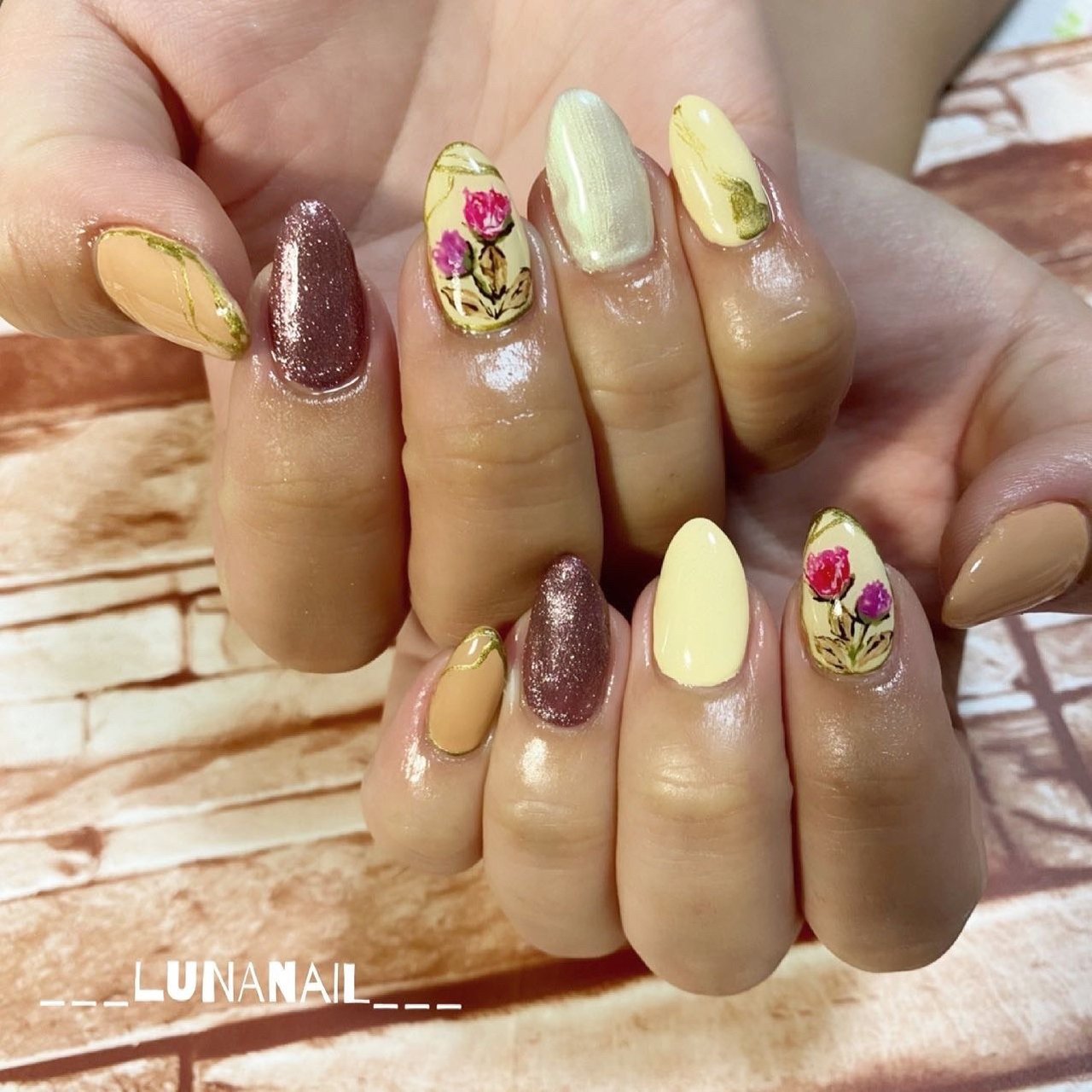 オールシーズン ハンド ワンカラー アンティーク ニュアンス Luna Nail のネイルデザイン No ネイルブック