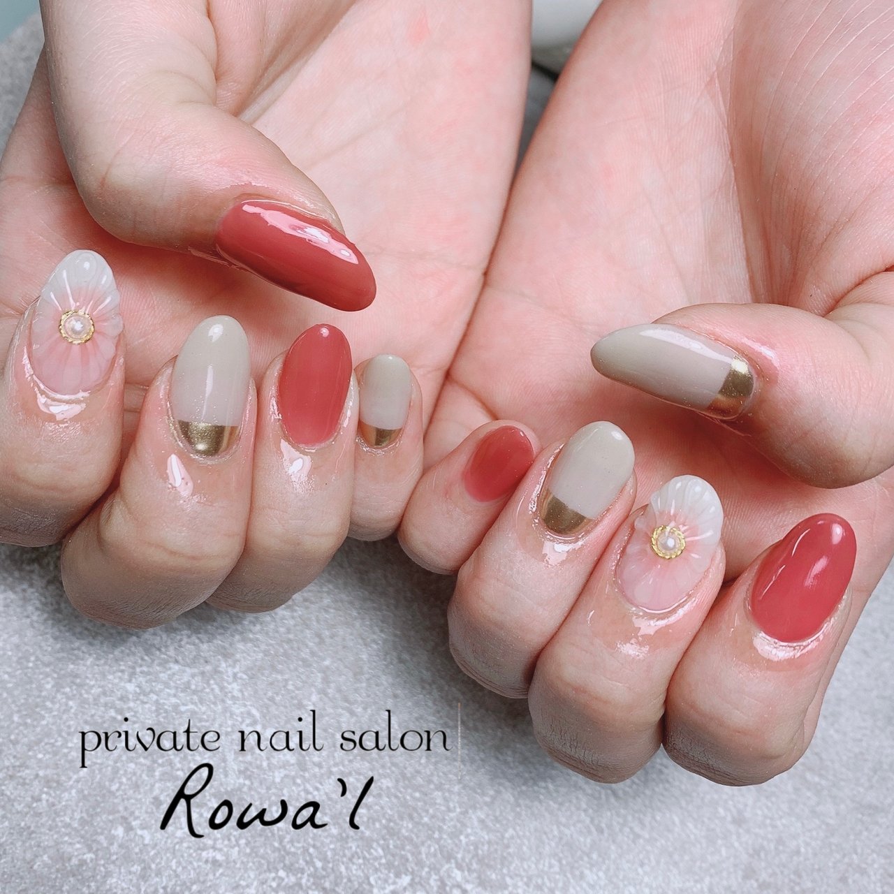 Private Nail Salon Rowa L ロワールのネイルデザイン No ネイルブック