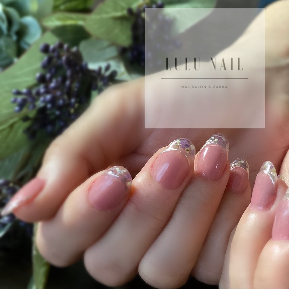春 オールシーズン ハンド シンプル フレンチ Lulu Nailのネイルデザイン No ネイルブック