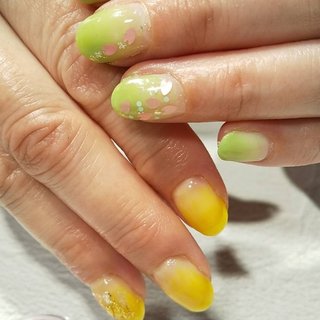 桜餅ネイルのネイルデザイン ネイルブック