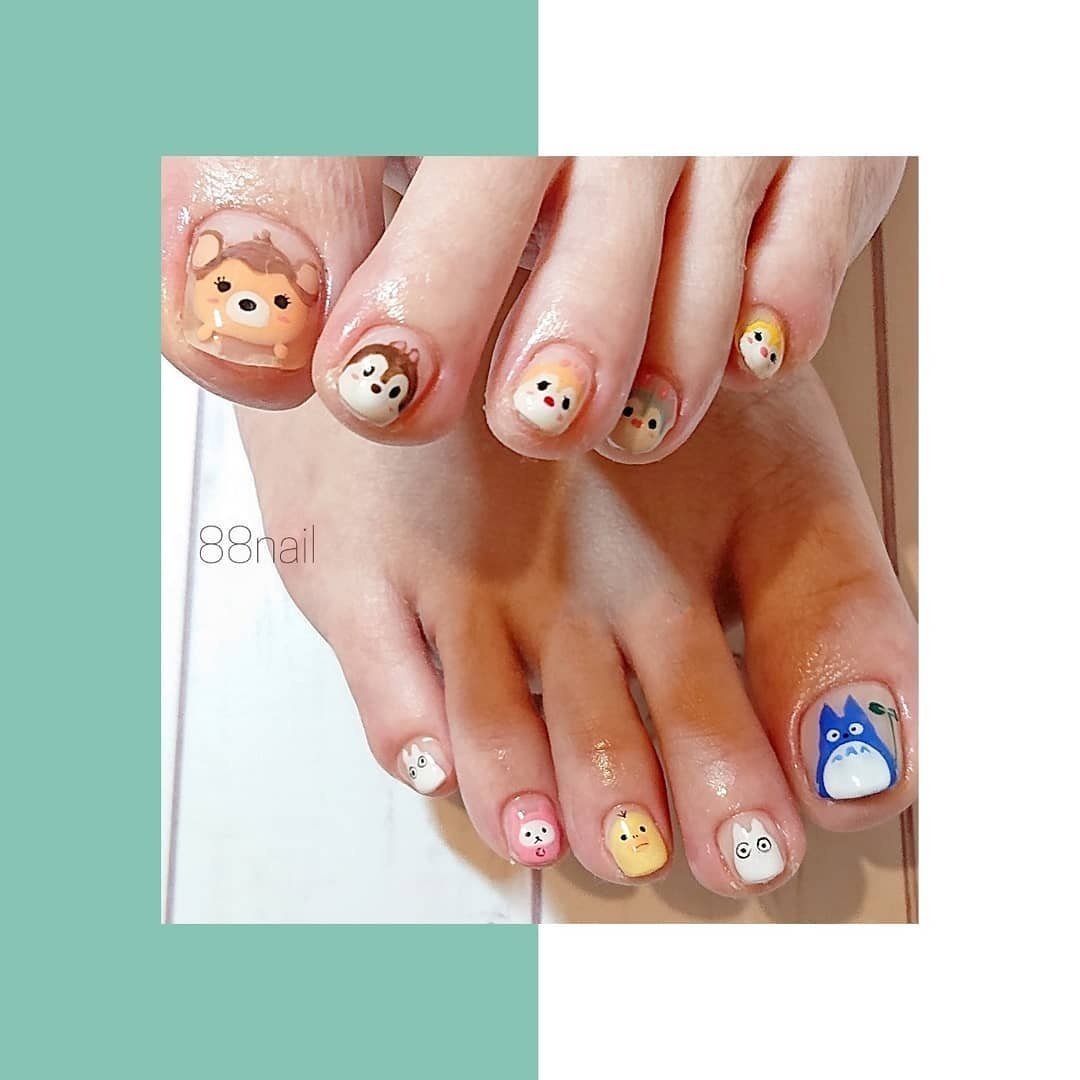 春 夏 オールシーズン リゾート フット nailのネイルデザイン No 616 ネイルブック