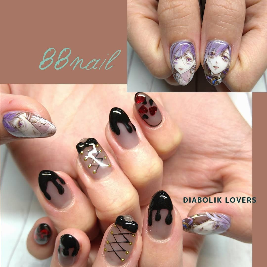 春 オールシーズン ライブ ハロウィン ハンド nailのネイルデザイン No 616 ネイルブック