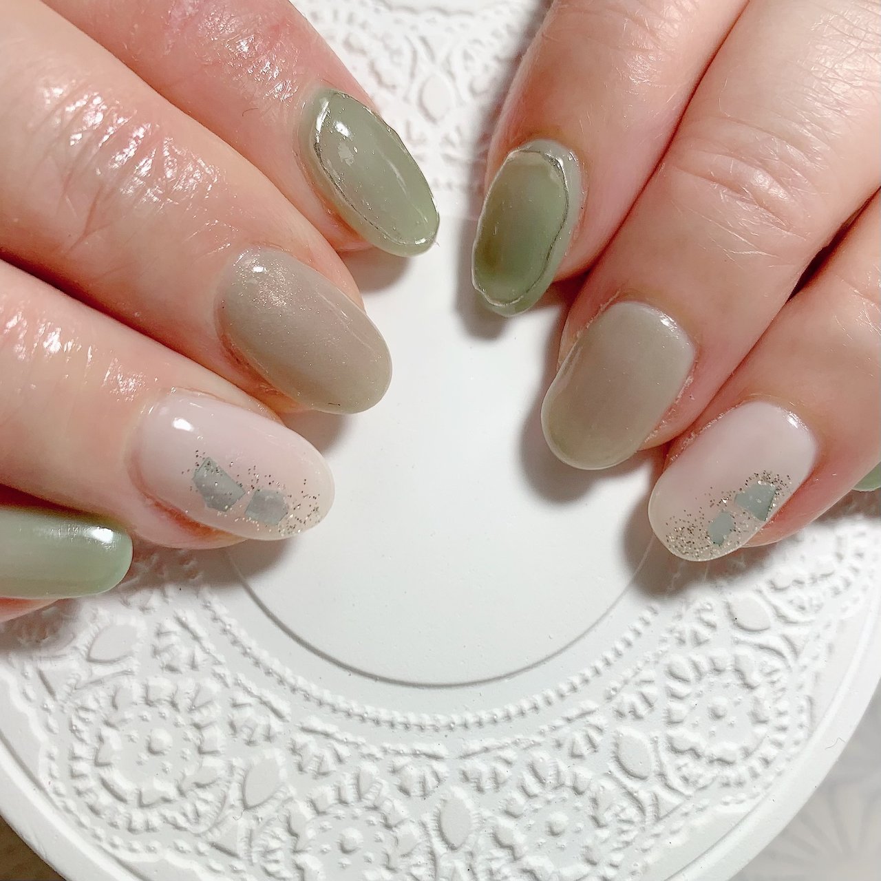 春 オールシーズン オフィス 女子会 ハンド Only Nail 西船橋南口徒歩6分 のネイルデザイン No ネイルブック