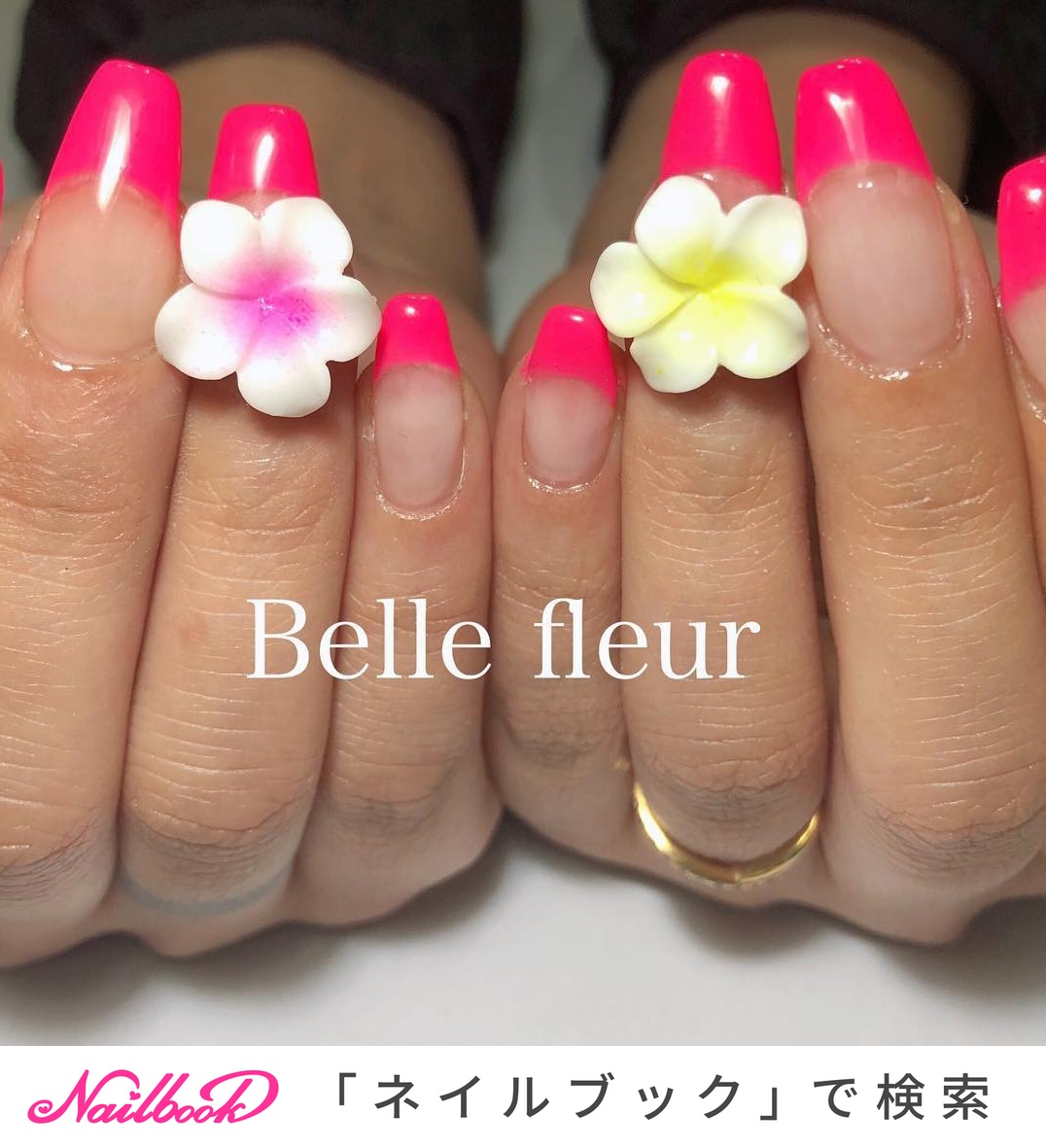 人気順｜フラワー/#ハイビスカスパーツのネイルデザイン｜ネイルブック