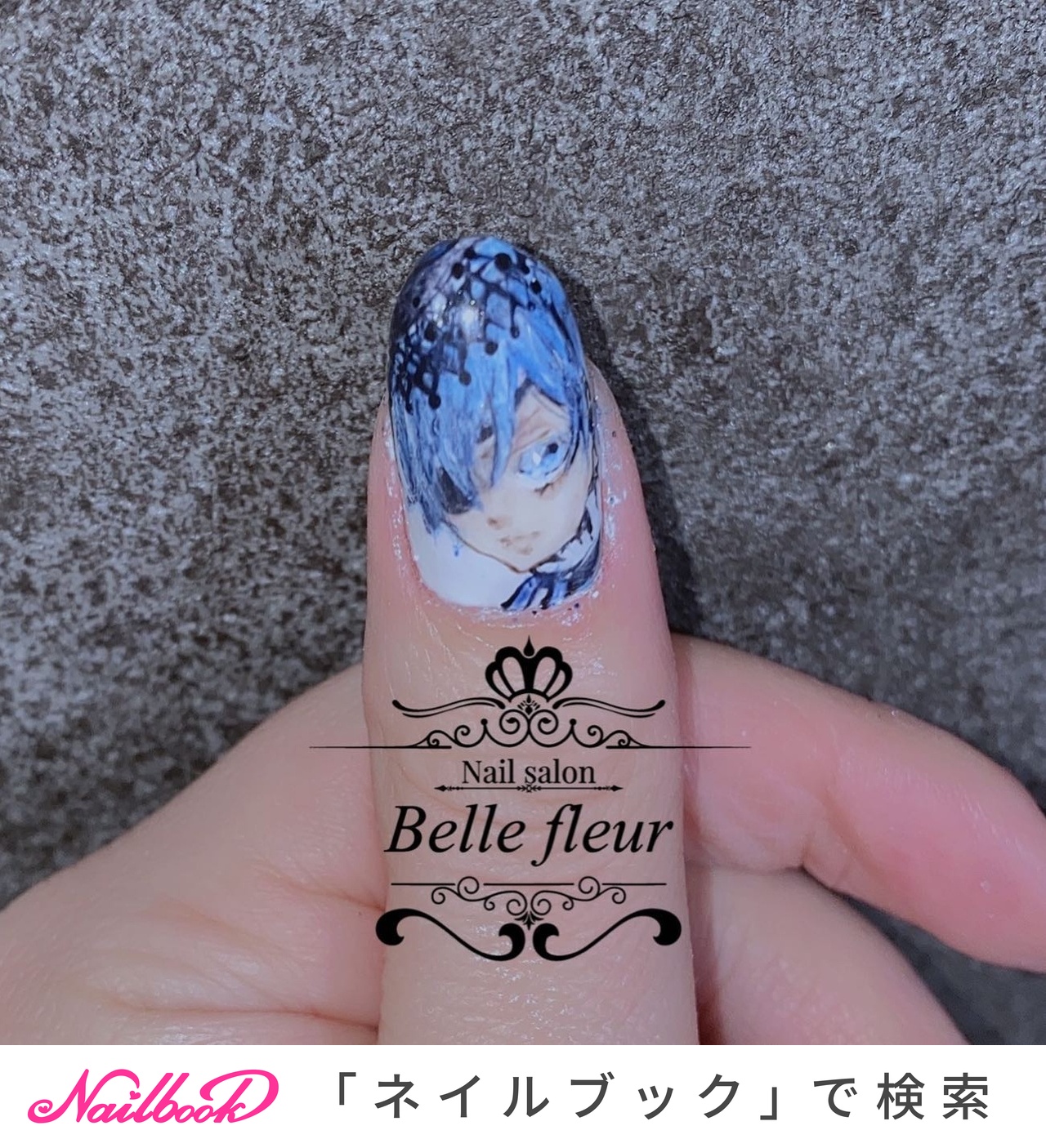 21年 新着順 ワンカラー 黒執事ネイルのネイルデザイン ネイルブック