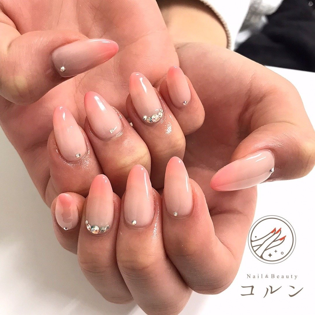 オールシーズン リゾート ブライダル パーティー グラデーション パラジェル取扱店 Nail Beauty コルン赤坂 溜池山王のネイル デザイン No ネイルブック