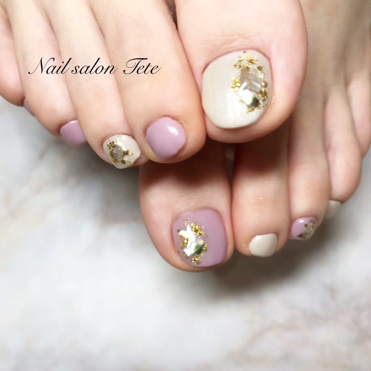 春 オールシーズン 海 リゾート フット Nailtete 駅前店のネイルデザイン No ネイルブック