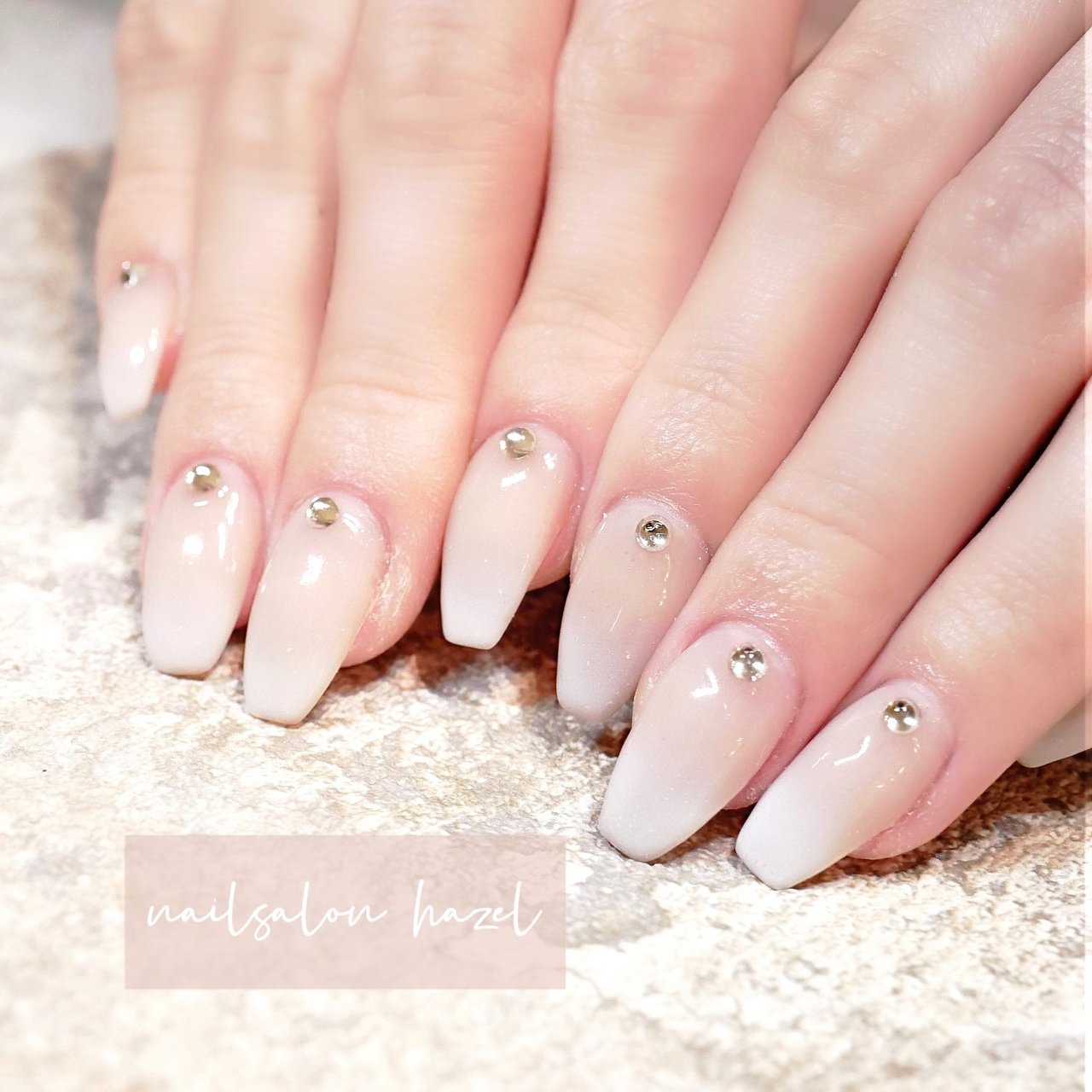 オールシーズン/オフィス/ブライダル/ハンド/シンプル - Nailsalon_Hazelのネイルデザイン[No.6171436]｜ネイルブック