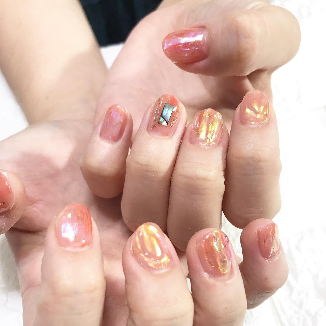春 夏 ハンド チェーン ニュアンス Rimisnailのネイルデザイン No ネイルブック