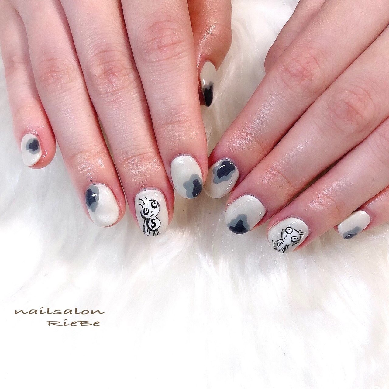 オールシーズン ブライダル デート 女子会 ハンド Nail Salon Riebe リーヴェ のネイルデザイン No ネイルブック