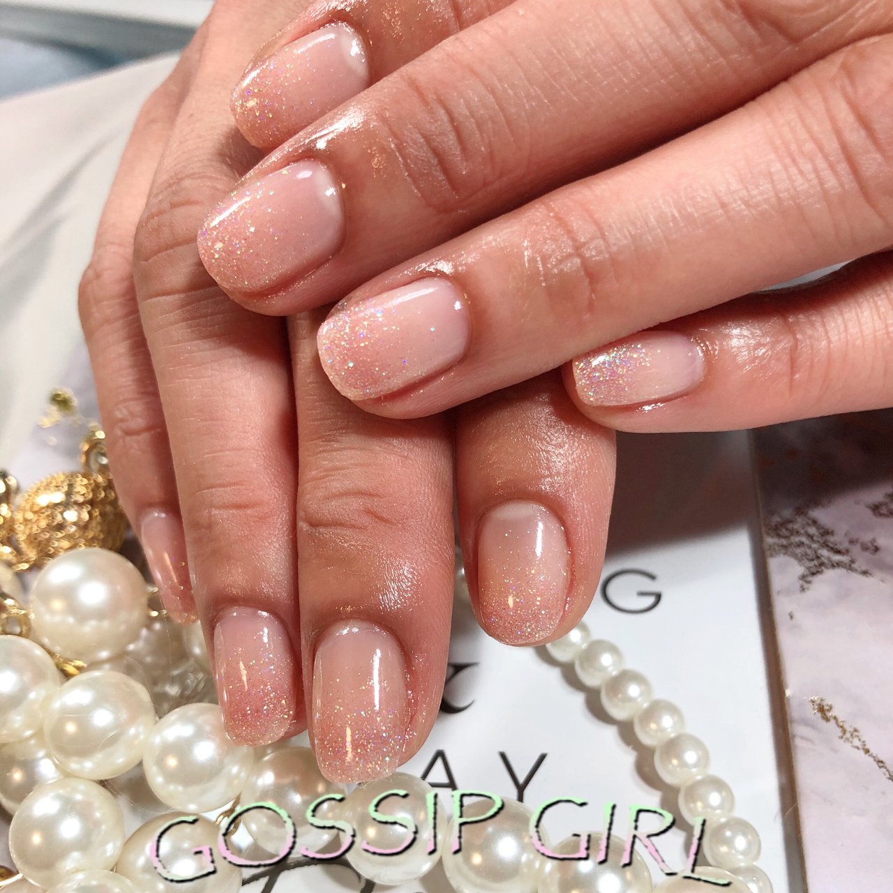 オールシーズン オフィス デート 女子会 ハンド Gossip Girlのネイルデザイン No ネイルブック