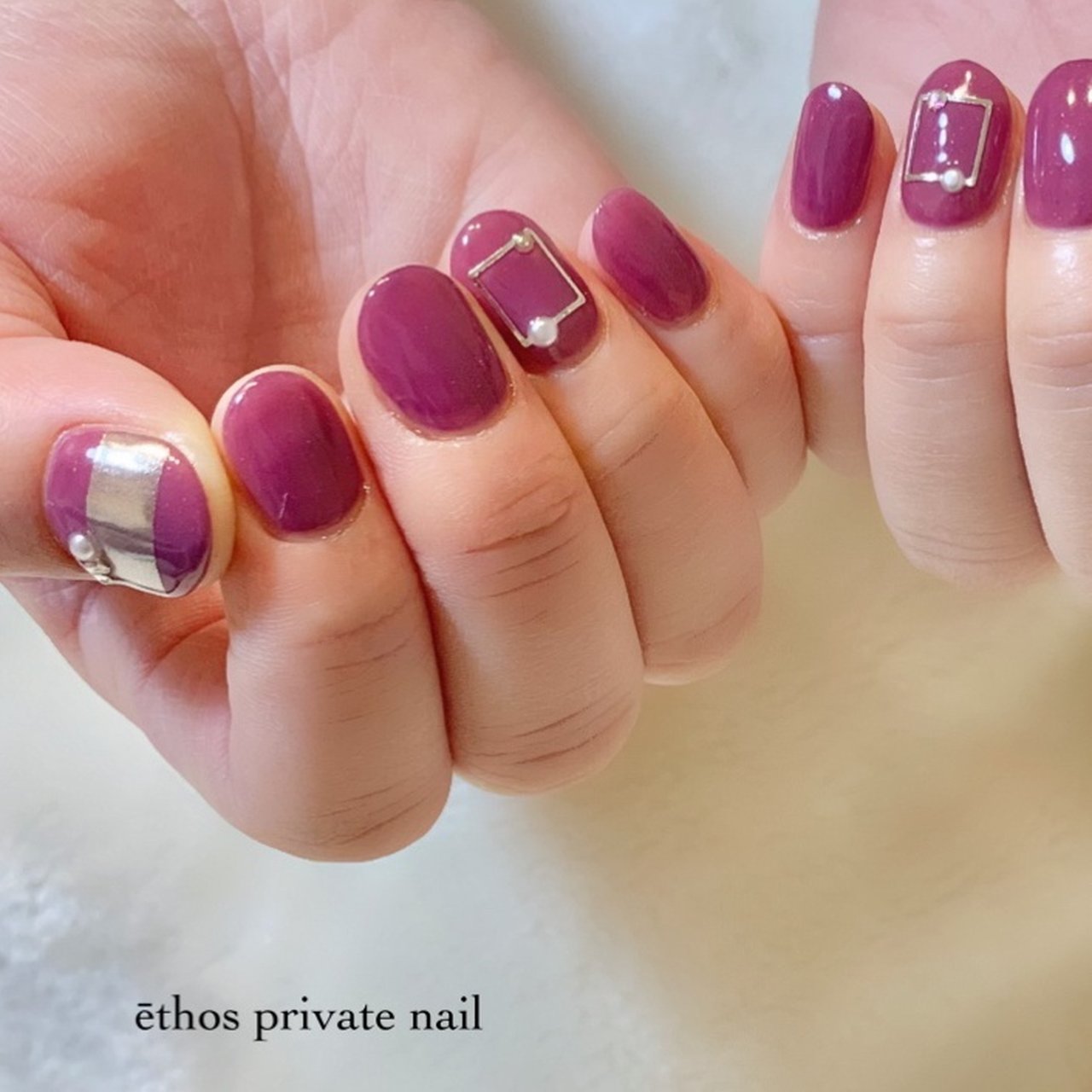 春 夏 卒業式 入学式 ハンド Ethos Nailのネイルデザイン No ネイルブック