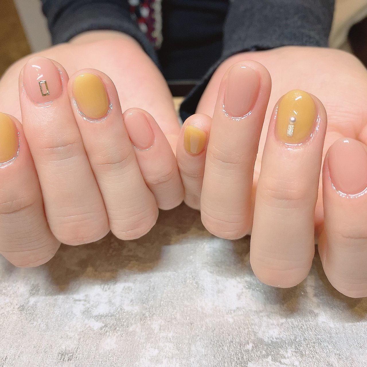 春 卒業式 入学式 ハンド シンプル Sheclat シェクラ Nail Sのネイルデザイン No ネイルブック