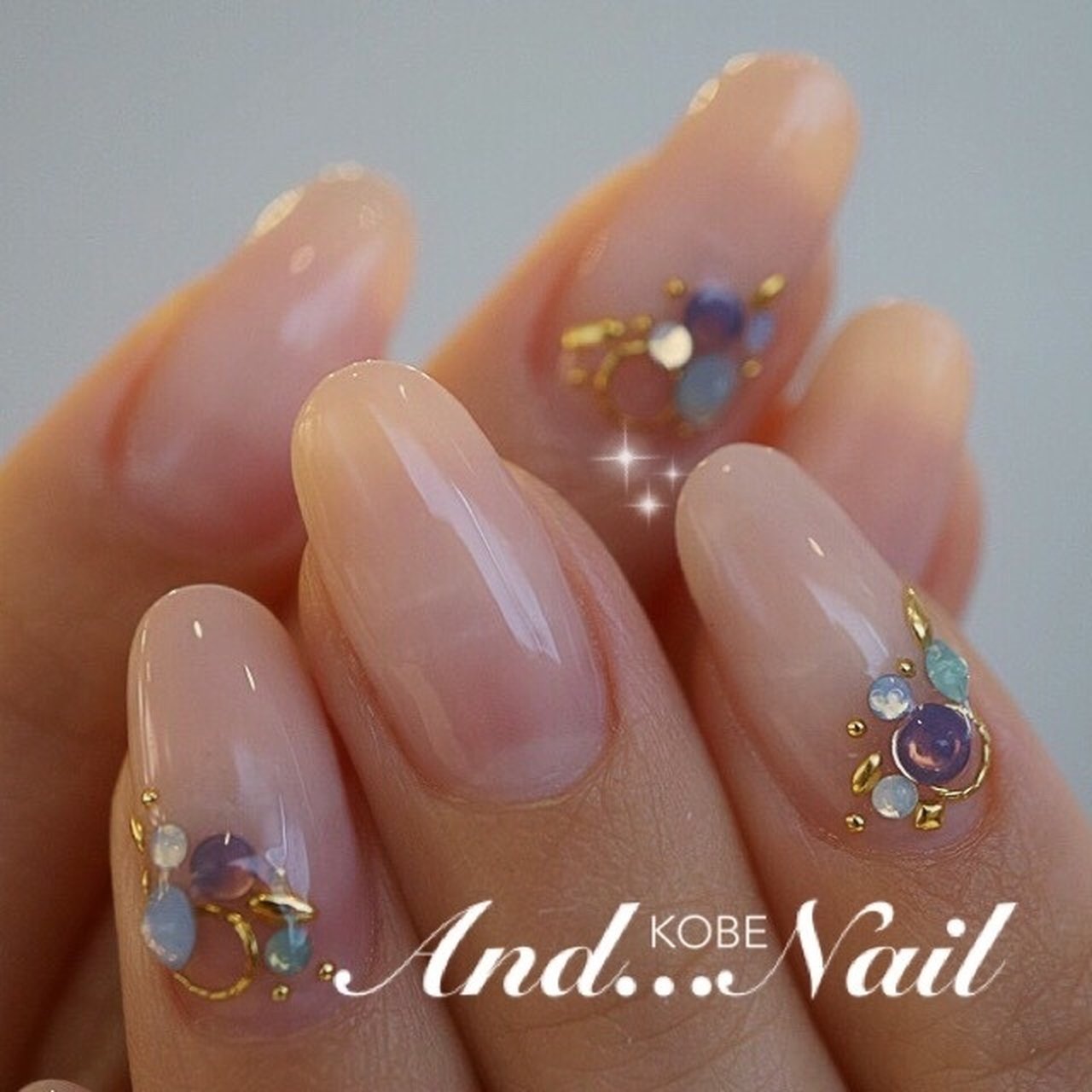 春 ハンド グラデーション ベージュ ジェルネイル 白川麻里 神戸アンドネイルのネイルデザイン No ネイルブック