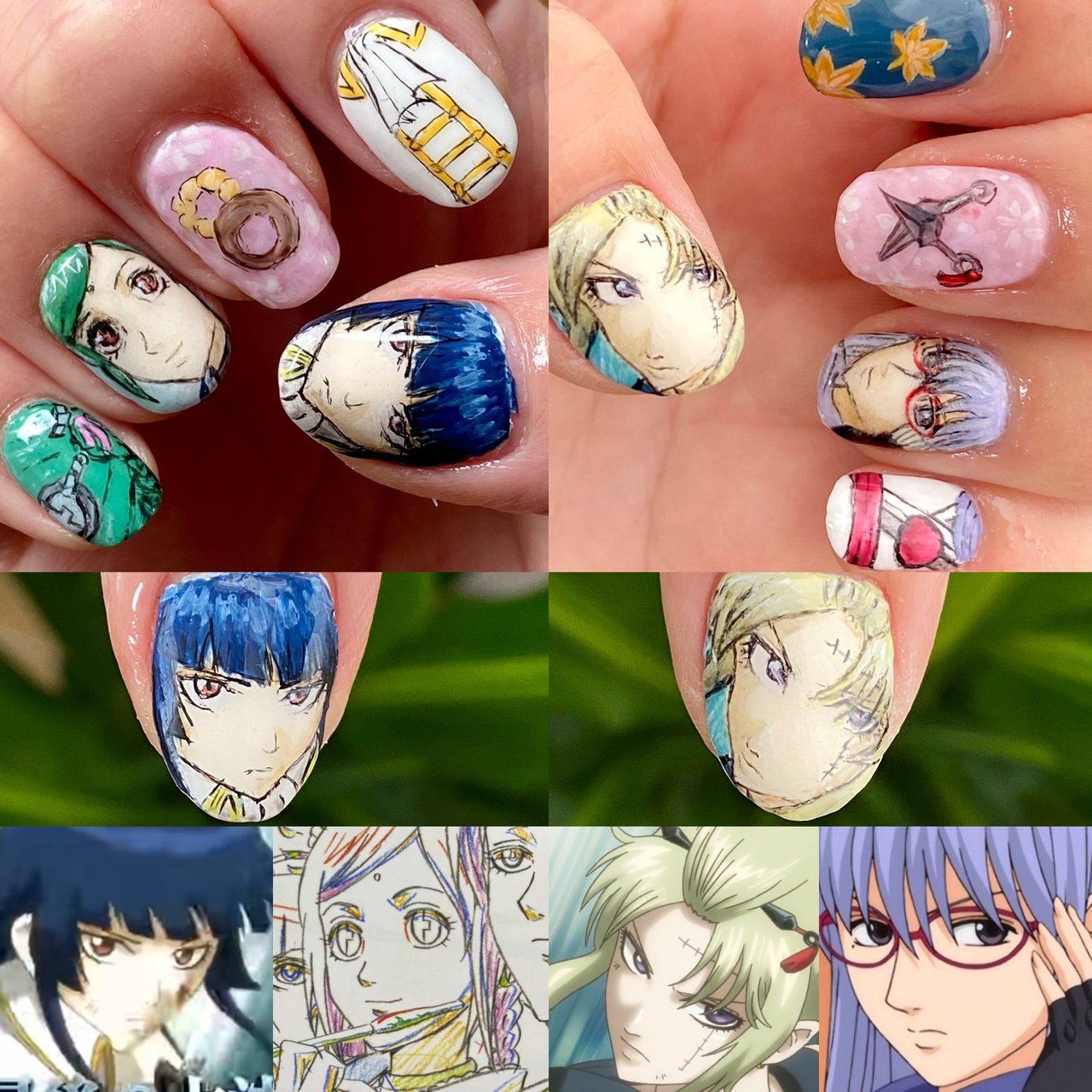 オールシーズン ハンド キャラクター ショート カラフル Angeliteのネイルデザイン No ネイルブック