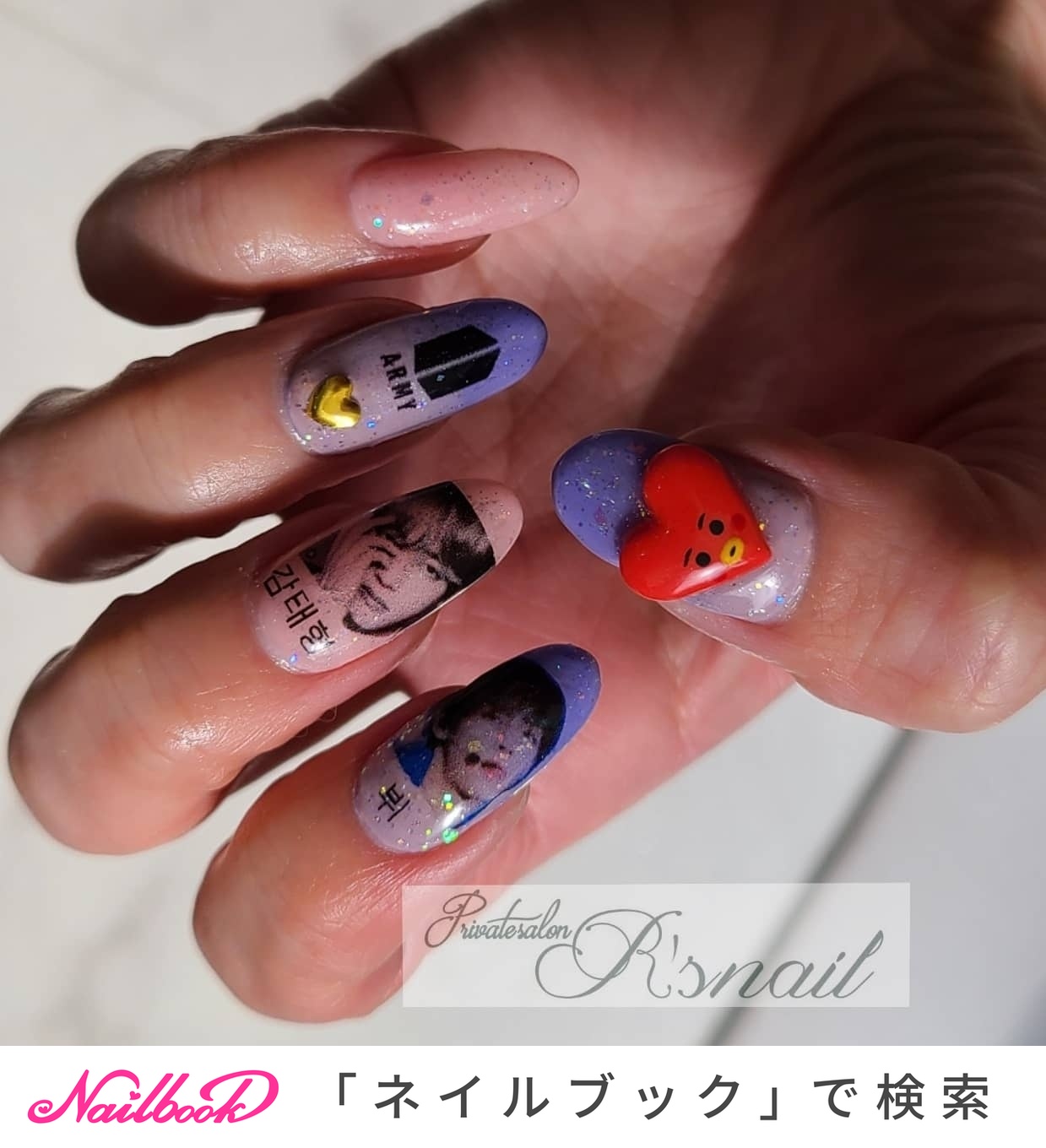 オールシーズン/ライブ/ハンド/シンプル/グラデーション - r3nailの