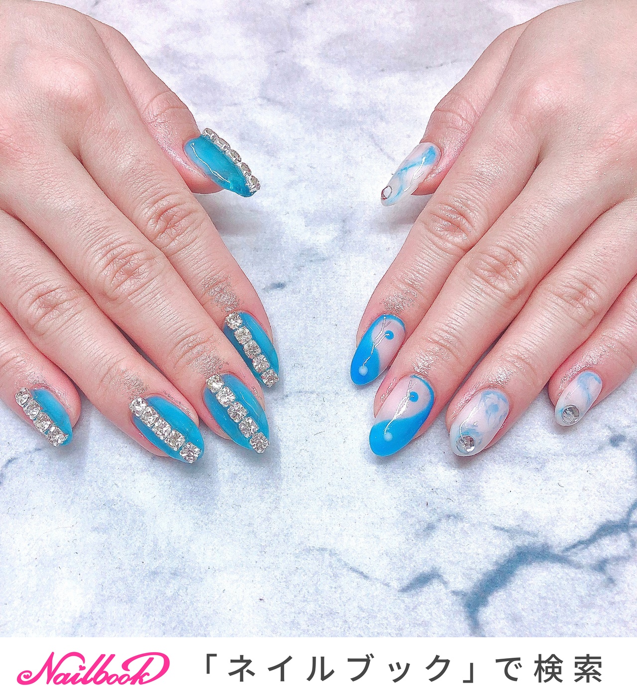 ネイルンページ No.81 大人押し花ネイル /春ネイル/ベージュネイル/押し花ネイル