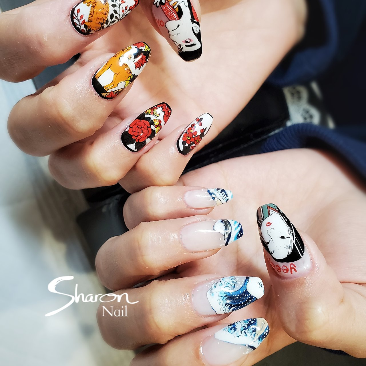 オールシーズン お正月 痛ネイル キャラクター 和 Grabby Nail Sagaのネイルデザイン No ネイルブック